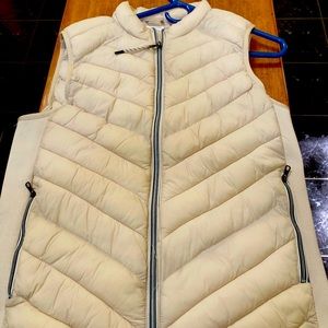 GAP mid weight cream vest.